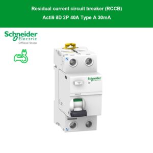 Schneider Electric A9R51240 EV Charger Acti9 ilD 40A 2P 30mA Type A, RCCB